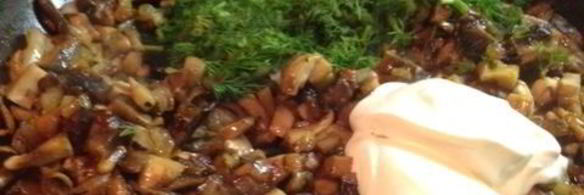 гречка с шампиньонами