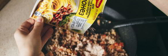 гречка с соусом болоньезе