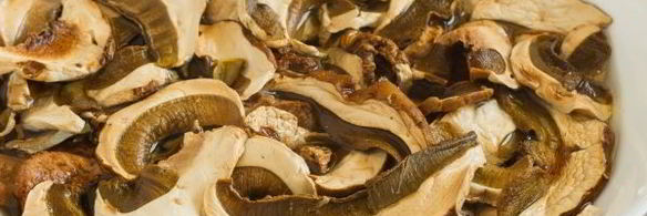 гречка с сушеными грибами