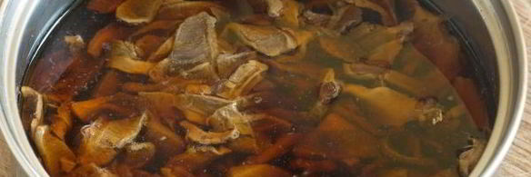 гречка с сушеными грибами