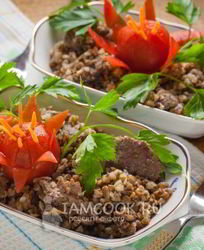 Гречка с тушенкой в скороварке