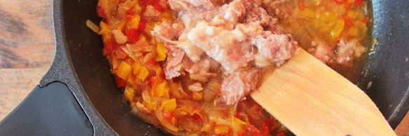 гречка с тушенкой