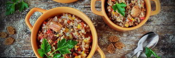 гречка с тушенкой