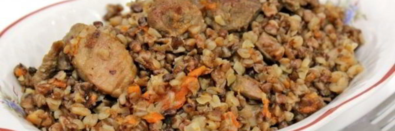 Гречка со свининой в мультиварке