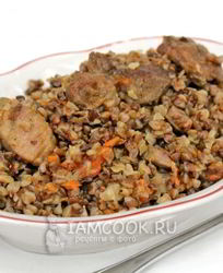 Гречка со свининой в мультиварке