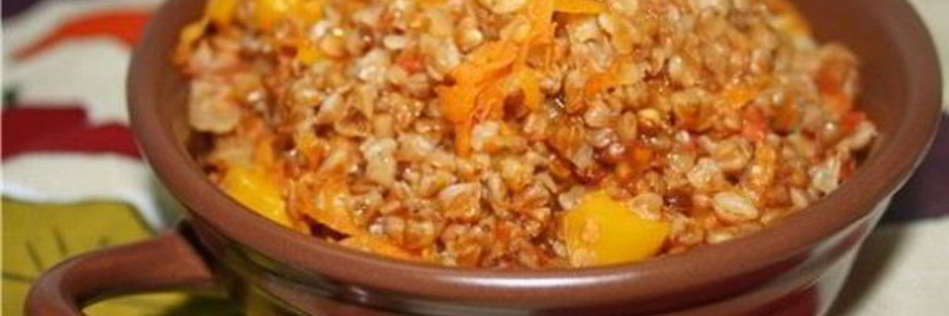 Гречневая каша с овощами