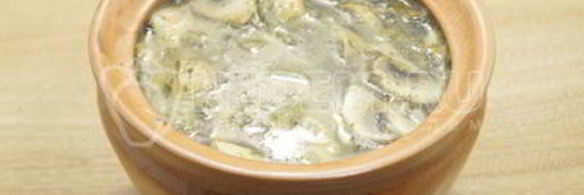 постная гречка с грибами в горшочке