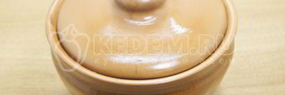 постная гречка с грибами в горшочке