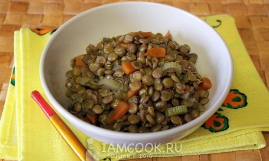 Рецепт каши из чечевицы