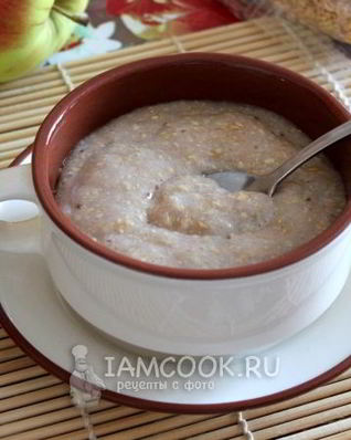 Каша из льняного семени