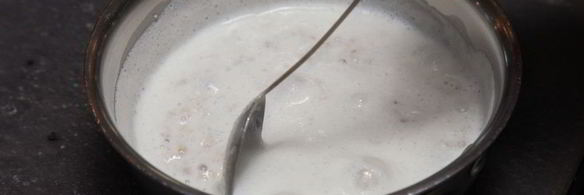 каша овсяная с жареными бананами