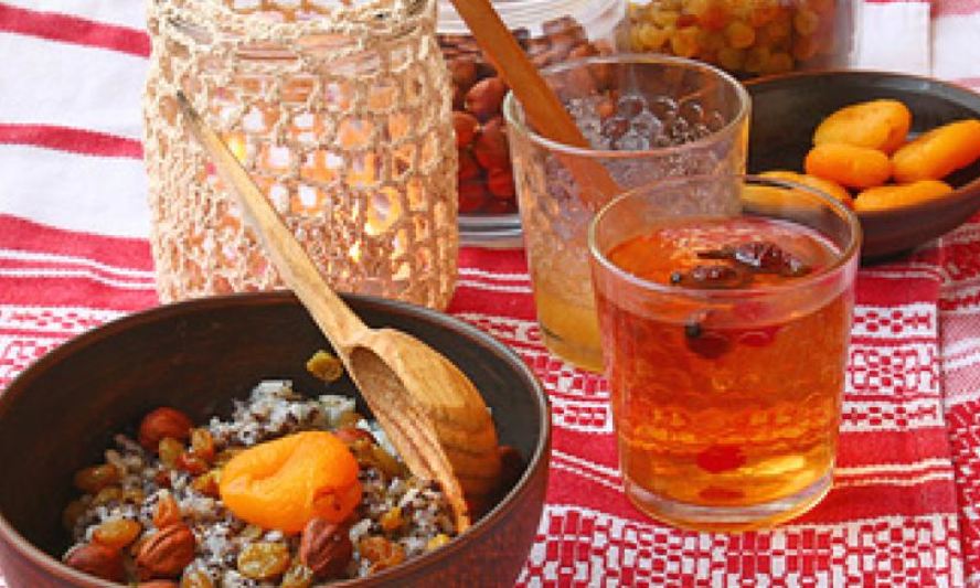 Рецепт кутьи и напиток из шиповника