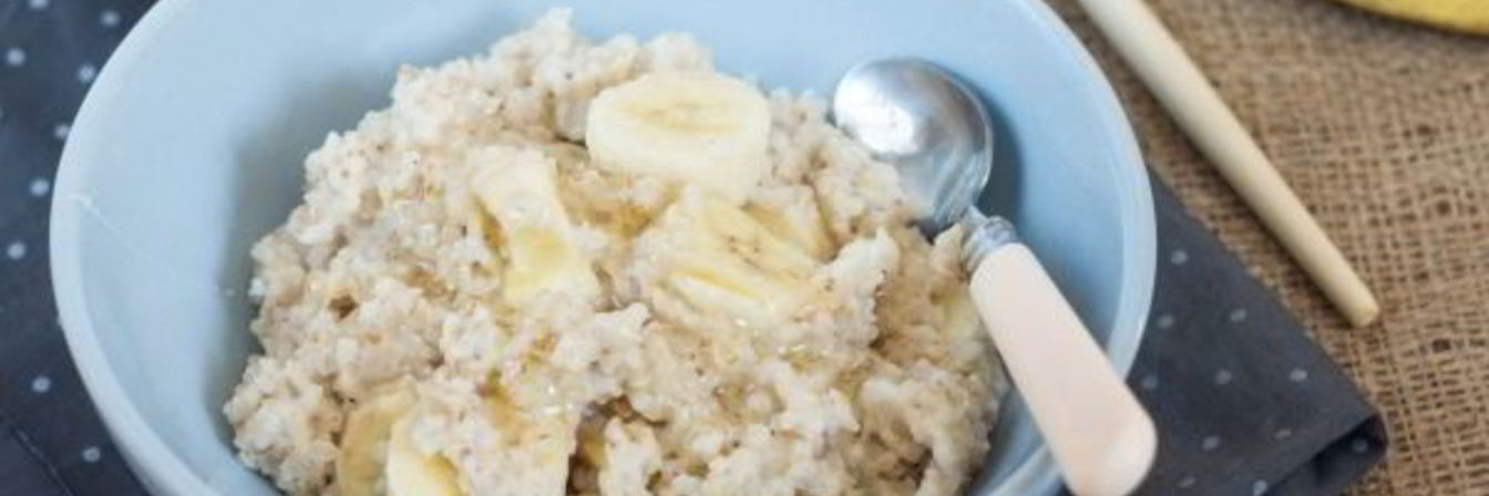 Пшеничная каша с бананом