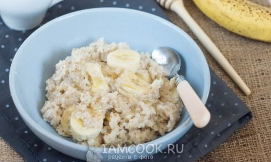 Рецепт пшеничной каши с бананом