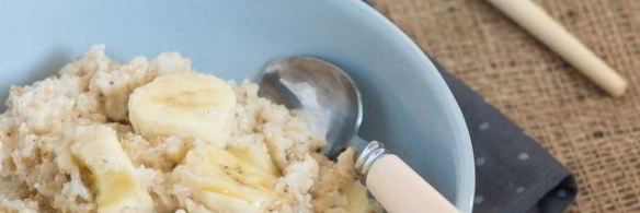 пшеничная каша с бананом