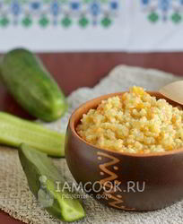 Пшеничная каша с морковью и луком