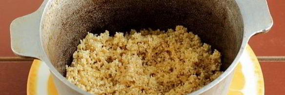 пшеничная каша с морковью и луком