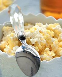 Пшенная каша с творогом