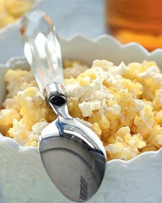 Пшенная каша с творогом