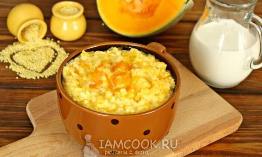Рецепт пшенной каши с тыквой в мультиварке
