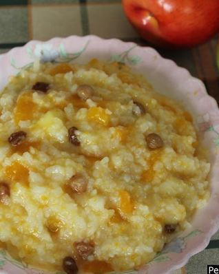 Тыквенная каша с рисом