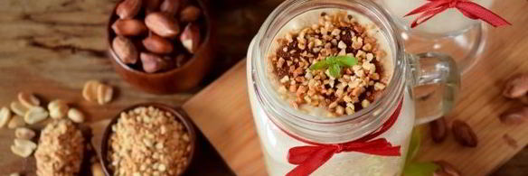 арахисовый протеиновый коктейль