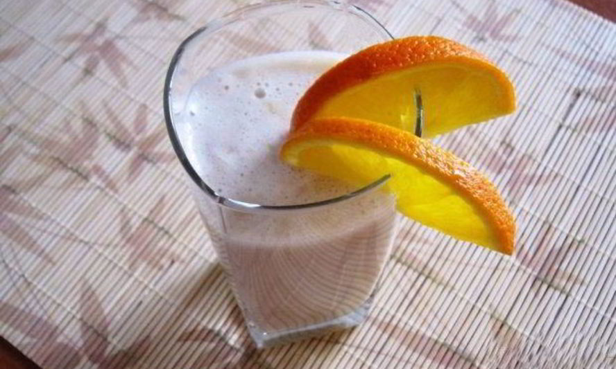 Рецепт бананова-апельсинового коктейль