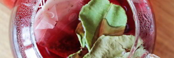 чай с ягодами