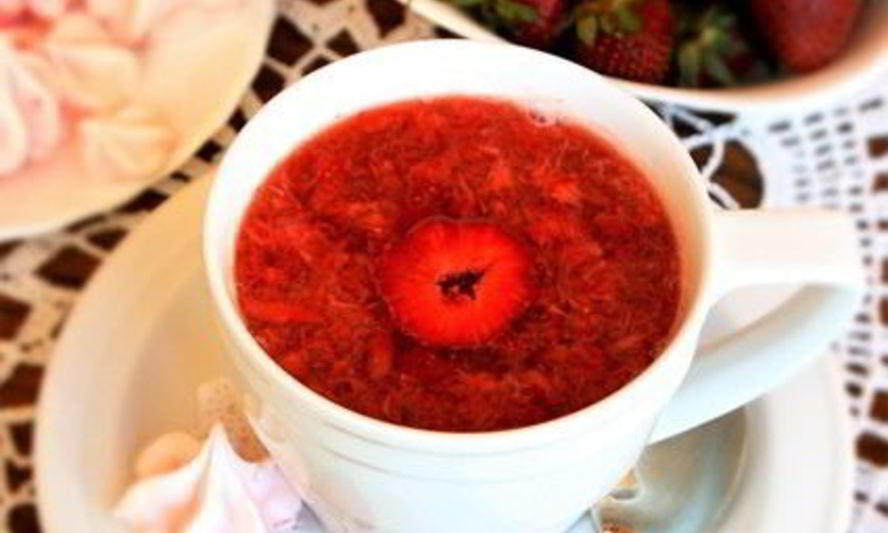 Рецепт клубничного чая