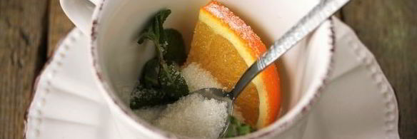 мятный чай с апельсином