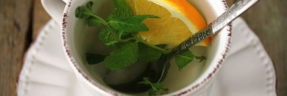 мятный чай с апельсином