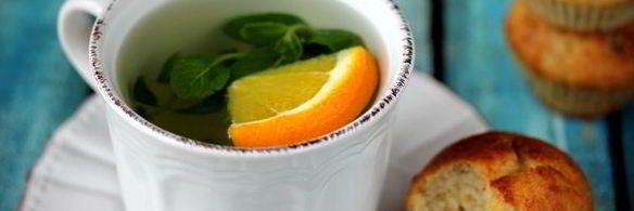 мятный чай с апельсином