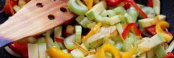 фунчоза с морским коктейлем