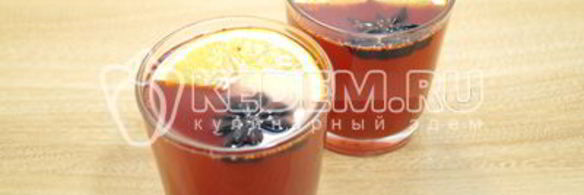 клюквенный безалкогольный глинтвейн