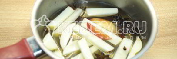 яблочный глинтвейн