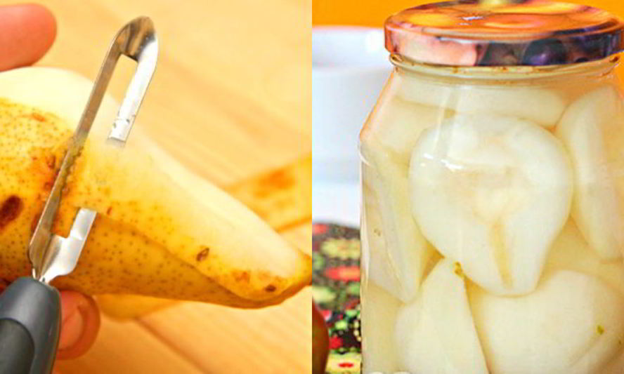 Рецепт груш в сиропе на зиму