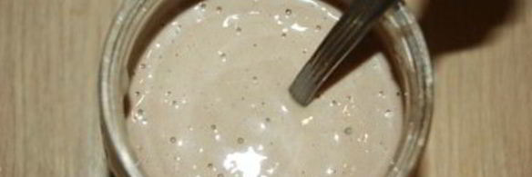 кефирный коктейль с отрубями и черносливом