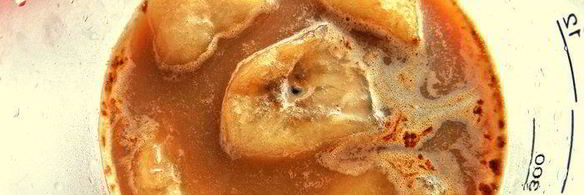 кофейный напиток с бананом