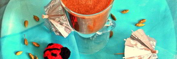 кофейный напиток с бананом