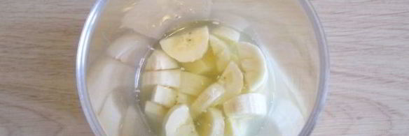 коктейль из фруктов с сывороткой