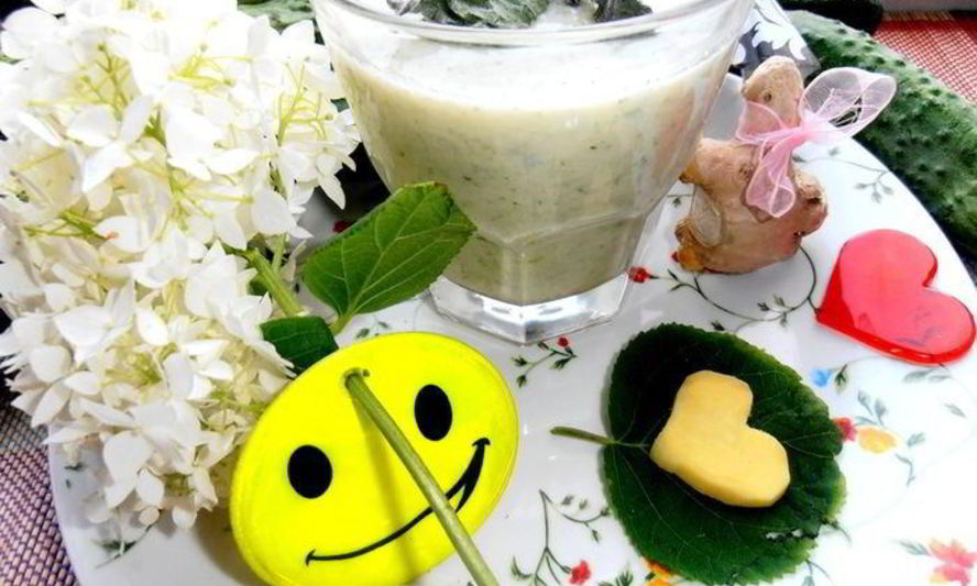 Рецепт коктейля огуречно-мятная свежесть