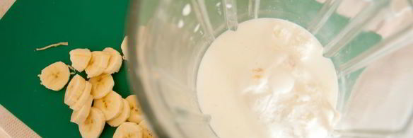 коктейль с бананом