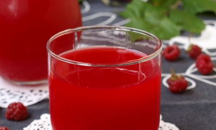 Рецепт малинового лимонада