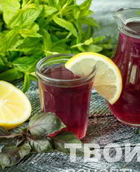 Напиток из базилика