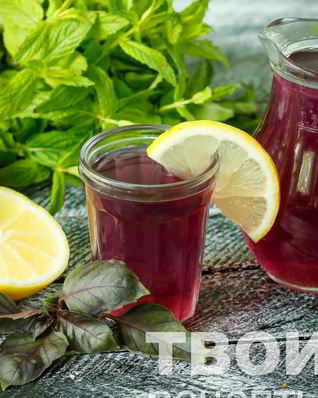 Напиток из базилика