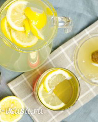 Напиток из лимона и меда