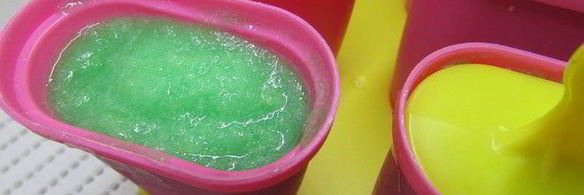 огуречный лед с мятным сиропом