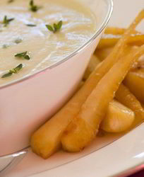 Пастернак в глазури из кленового сиропа