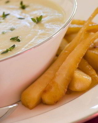 Пастернак в глазури из кленового сиропа