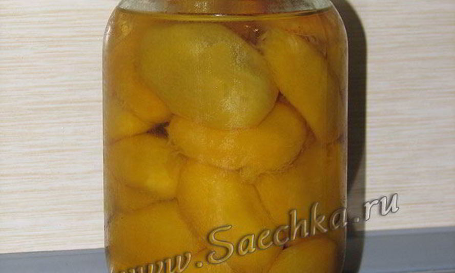 Рецепт персиков в сиропе